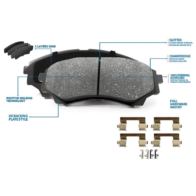 D2340-9575 Rear Brake Pads for Iveco Daily 35S14/DailyC 29L1/DailyS 35S1