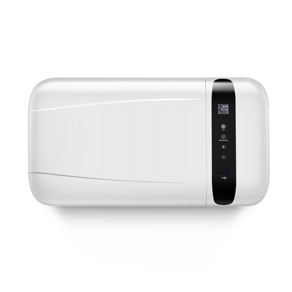 Portable 22L Compressor Mini Electric Refrigerator 12/24V Car Freezer Cooler with 12V 220V Plastic Material for Cars