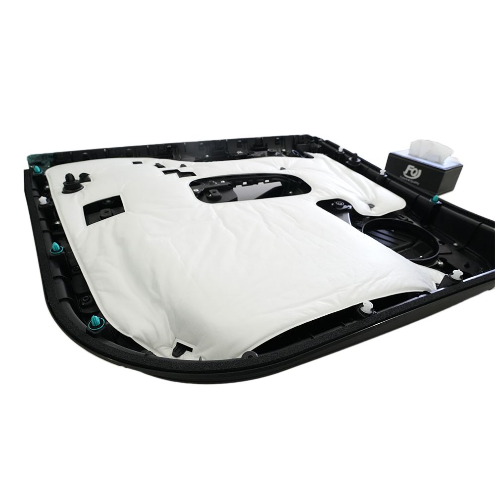 Premium Two-Part White Cotton Soundproofing Material for Cars