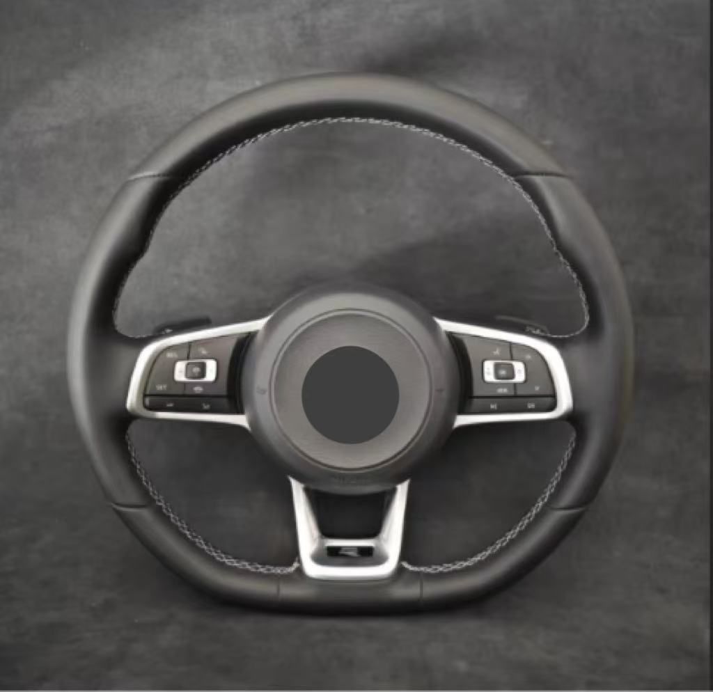 Custom Carbon Fiber Steering Wheel Fit for Volkswagen Golf Mk7 Gti Golf 6 7 R Line Gtd Gts Gte Gli Polo Mk6 LED Steering Wheel