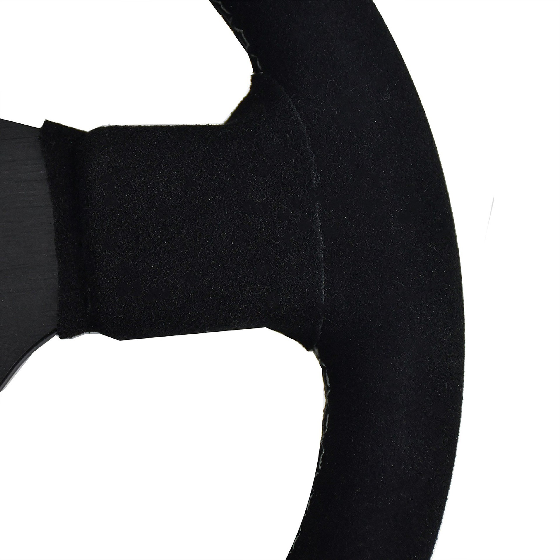 Tiypeor SIM Racing Steering Wheel 270mm Diameter Flat for Go Kart UTV Suede Steering Wheel