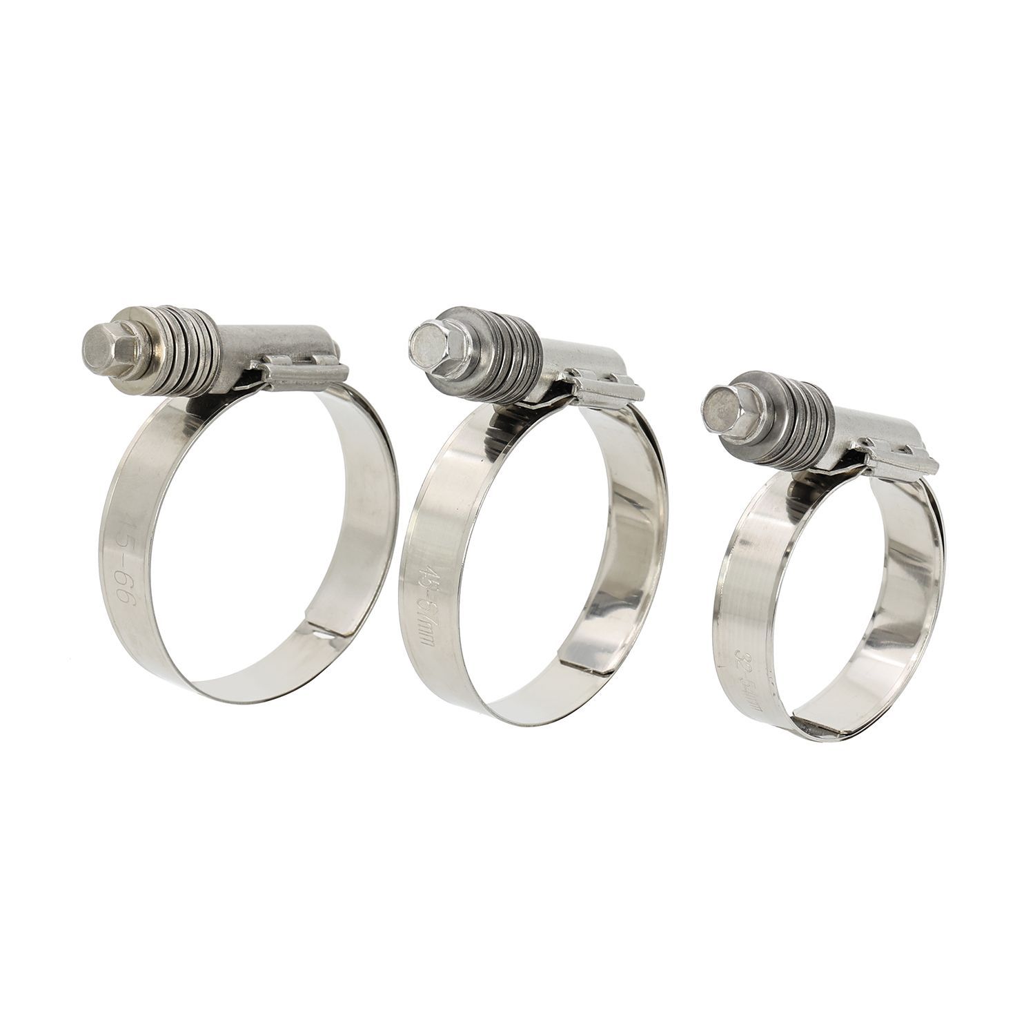 Robust Clamp with Steel Strip Design with Edge Pressing