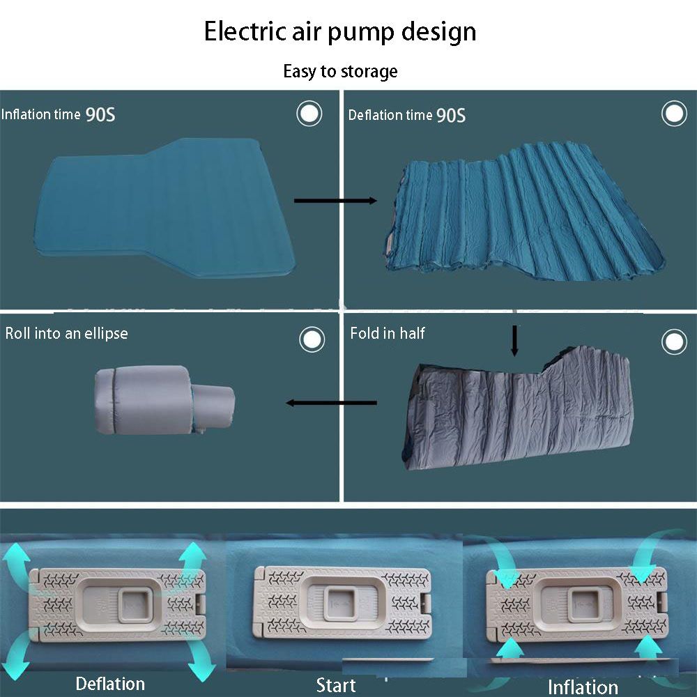 Outdoor Portable Vehicle-Mounted Air Mattress Compact Lightweight Automatic Inflatable Waterproof Sleeping Pad