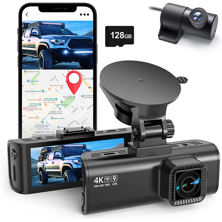 F7NP 4K Dual Dash Cam Car Black Box