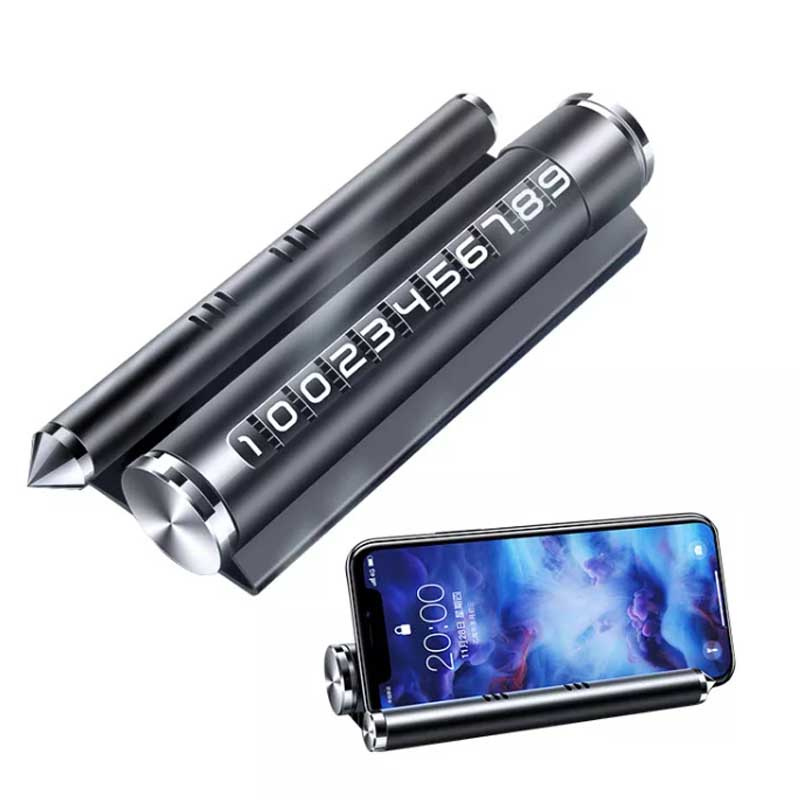 Telephone Sign Multi-Function Number Parking Sign Safety Hammer Parking Sign Moving Car Parking Phone Number Plate