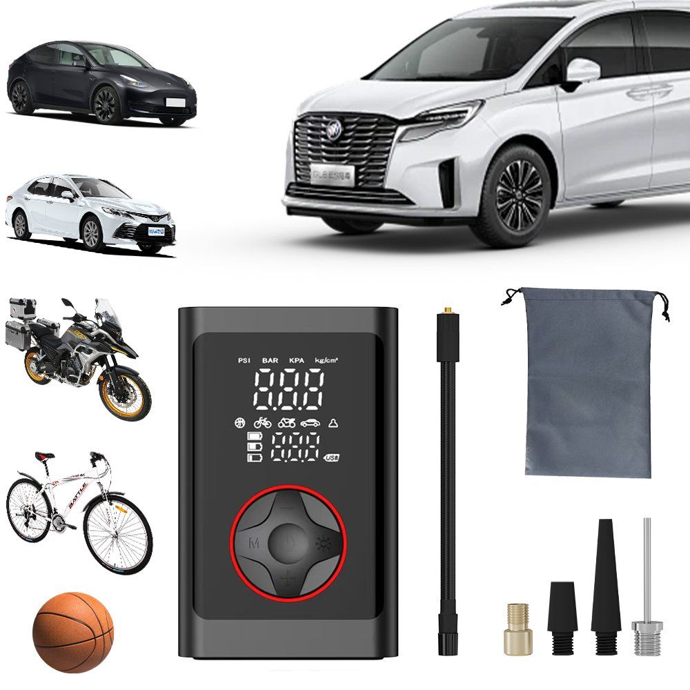 Portable Emergency Tire Inflator Kit for Cars and Suvs