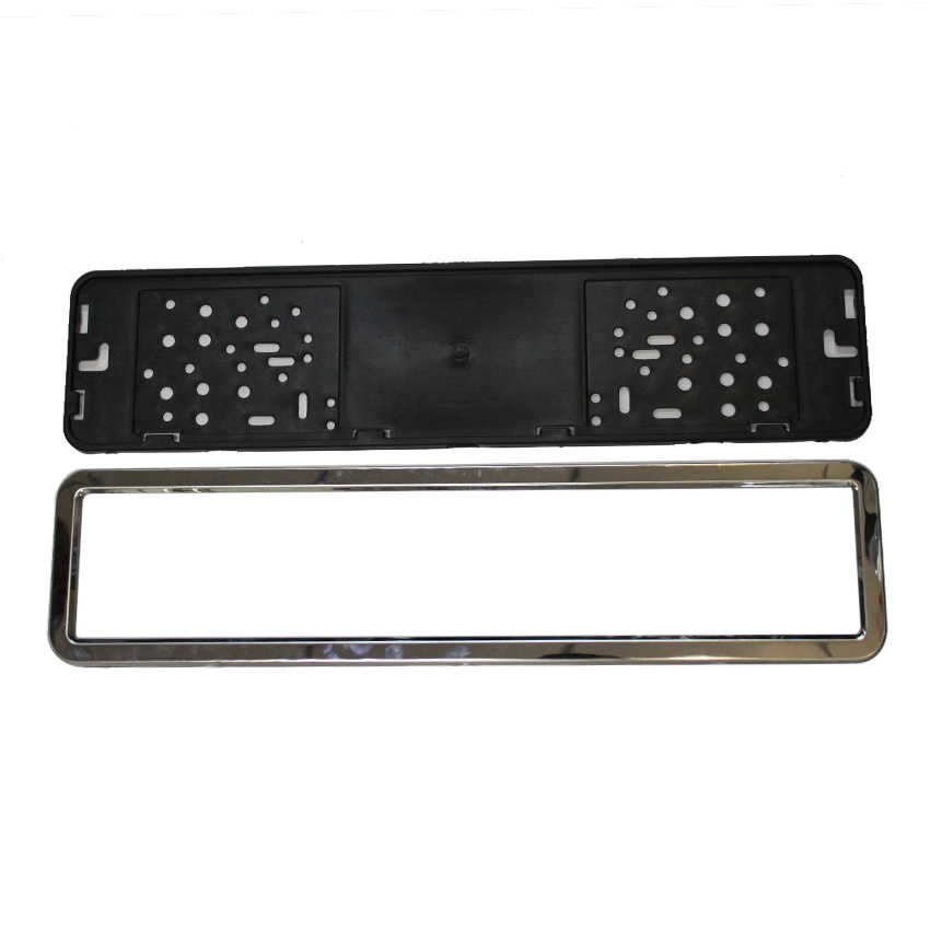 Quick-Install Universal EU Spec Bumper License Plate Frame