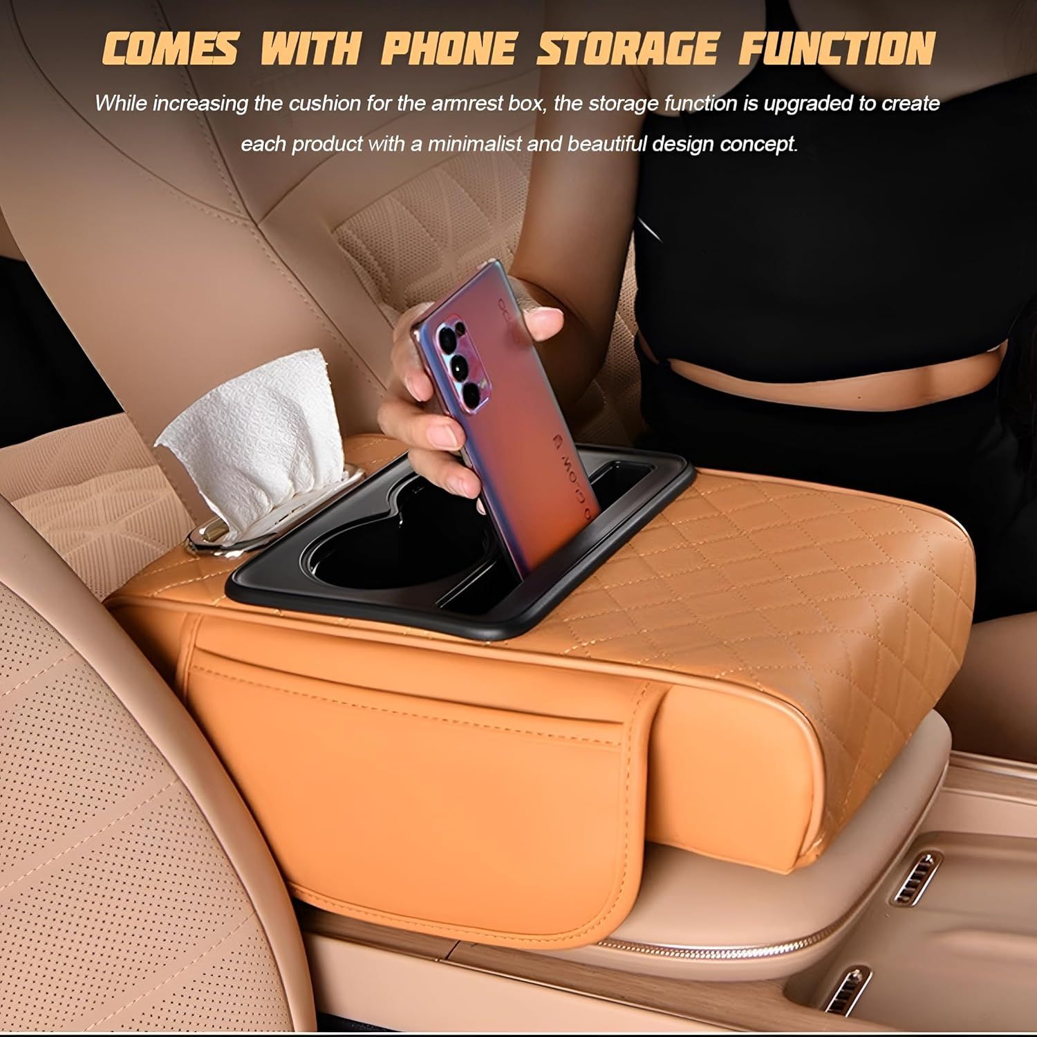 Car Interior Accessories Armrest Box Storage Bag