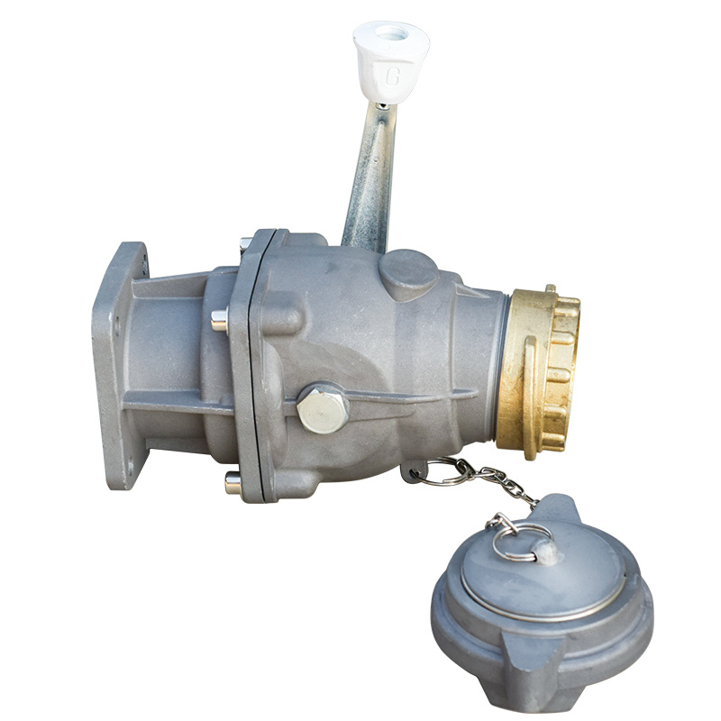 Italian Type Aluminum Alloy Oil Unloading Valve Outlet