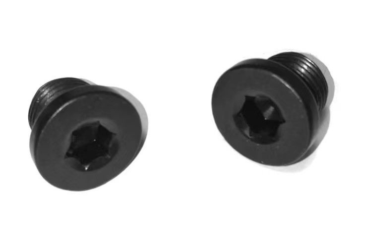 Hexagon Socket Oil Plughigh Tensile Strength Black Oxide Hexagon Socket Male Threaded Plug Screw Oil Drain Plug for Pipe Fitting