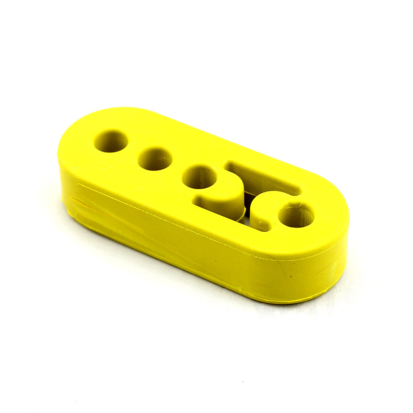 Custom Rubber Products Bespoke 4 Holes 2 Holes Universal Black Car Exhaust Muffler Rubber Hanger Tail Pipe Rubber Mount Isolator