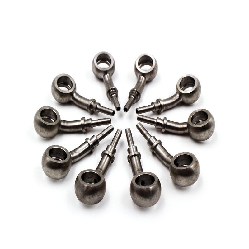 Auto Parts Customized Stainless Steel Brake Hose Tube Pipe Line Assembly Automotive Hydraulic Adapter Connector Barb Fittings