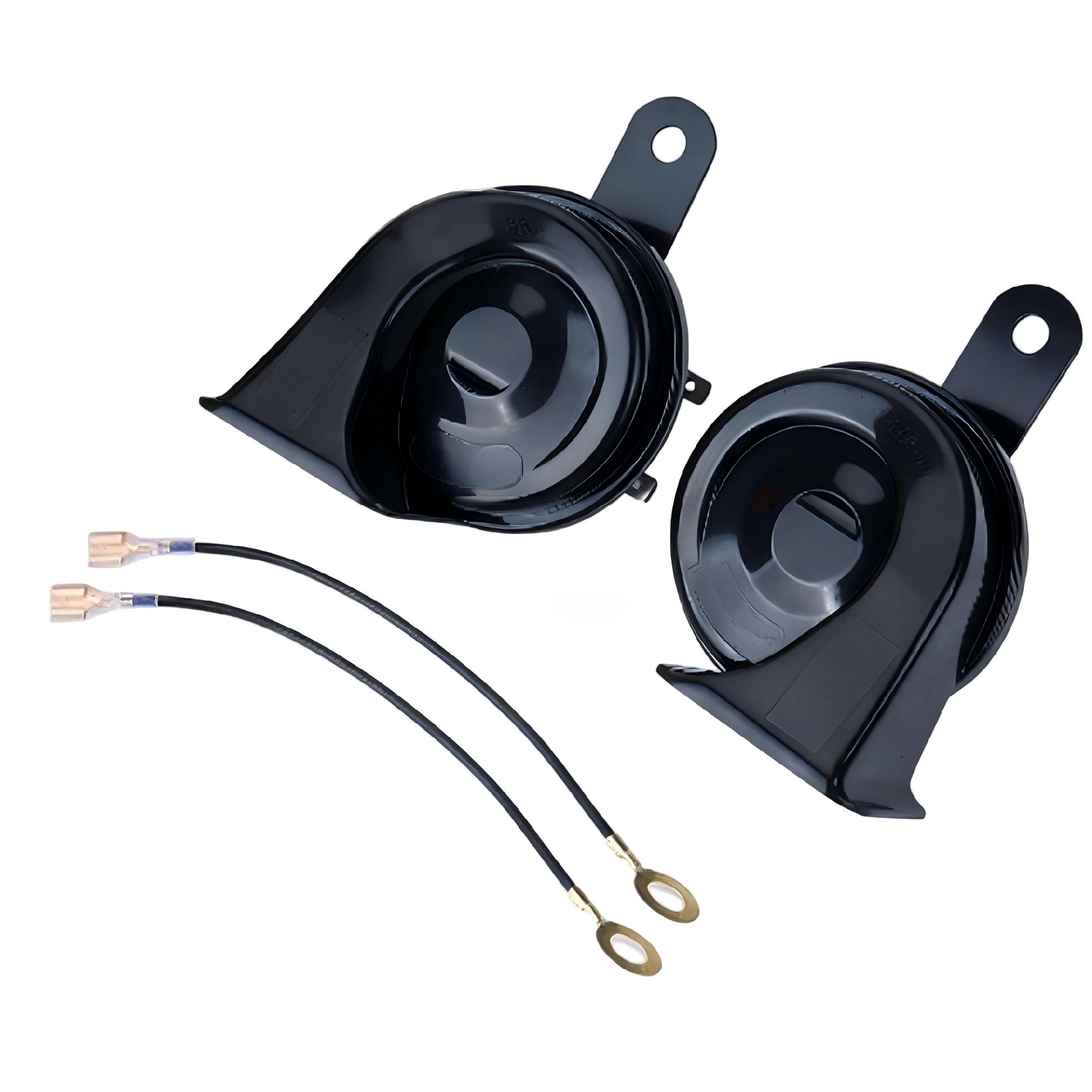 120dB Waterproof Dual Tone Electric Dual Tone Snail Car Horn Windtone Auto Horn for Car Kit	