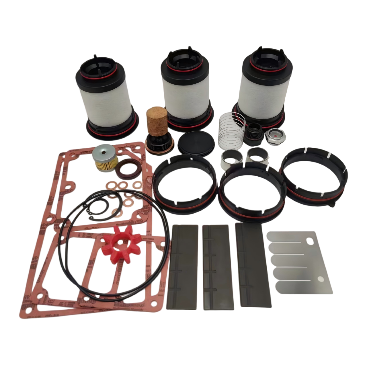 Vc50 Vc75 Vc100 Overhaul Kit Wearing Parts with Filter Vanes Seal Repair Parts for Vacuum Pump Dlt V0160 Rotary Vane Vacuum Pump Rebuild Kit 11668626471 0681988